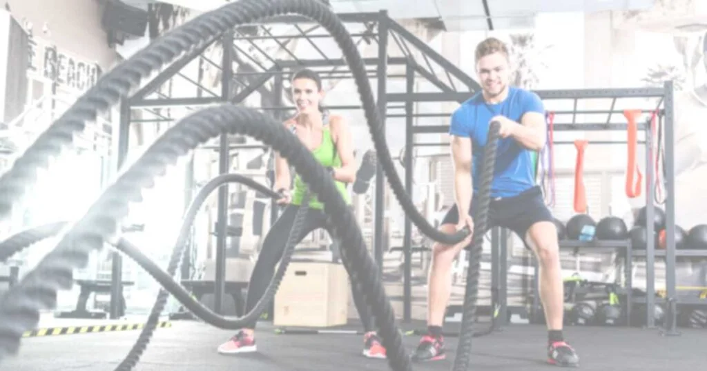 battle rope exercise